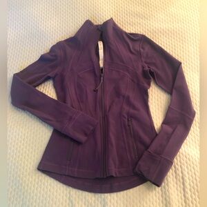 Lululemon eggplant running jacket great condition!